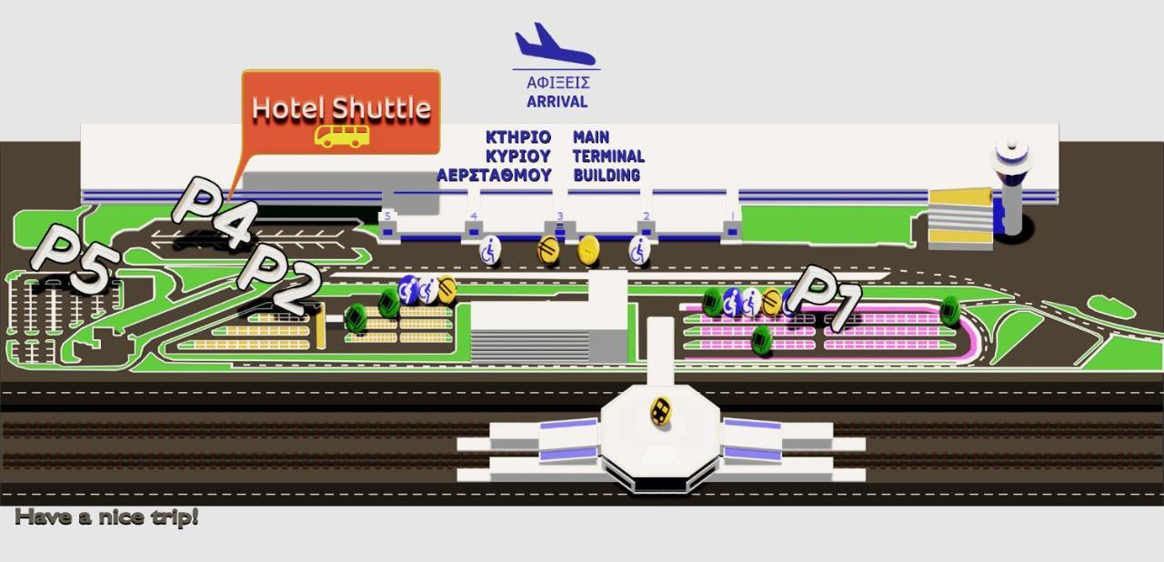 Gk Airport Suites - Free Shuttle By Gk Properties Markópoulon Exterior foto